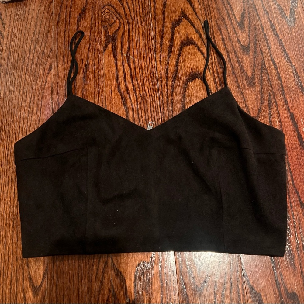 Faith in love crop top black